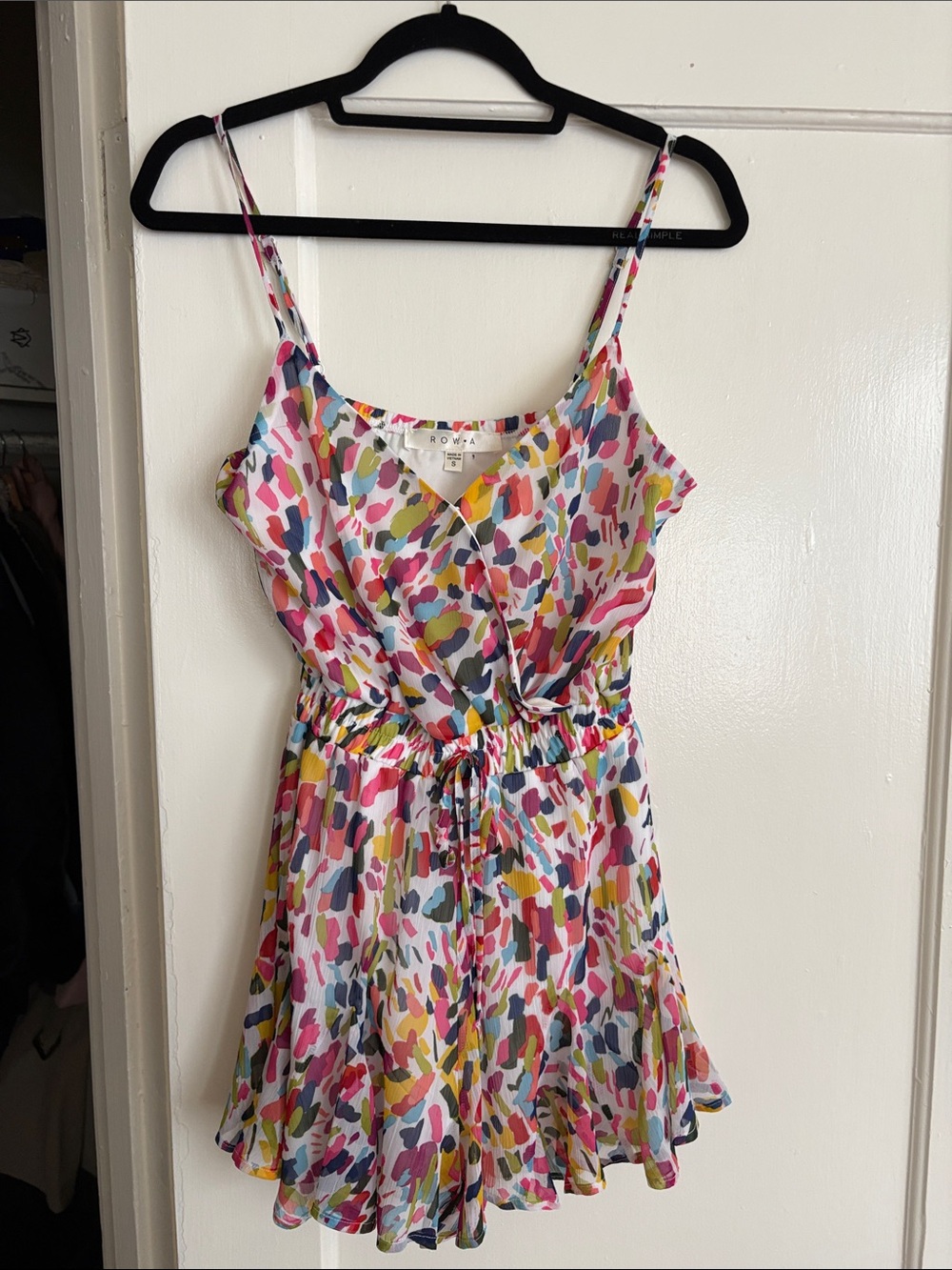 Unknown Brand Multicolor Abstract Print Mini Dress